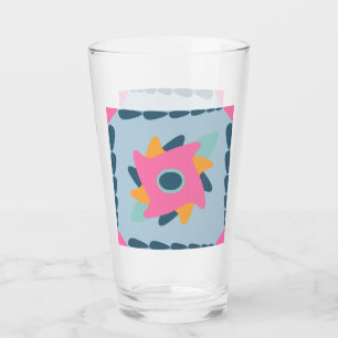 Decorative colourful tile glass