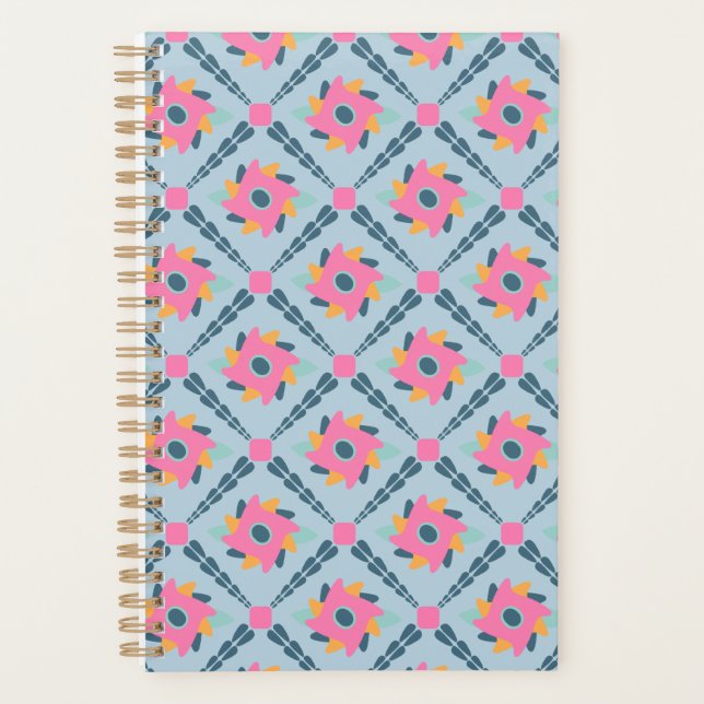 Decorative colourful tile planner (Front)