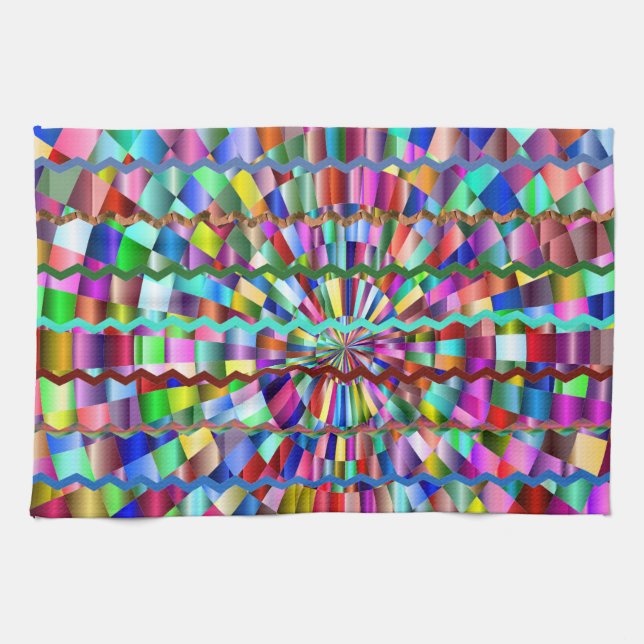 Decorative Colours Kitchen Towel (Horizontal)