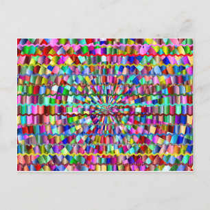 Decorative Colours Postcard