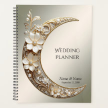 Decorative Crescent Moon Frame Planner