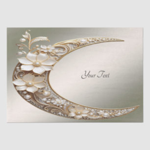 Decorative Crescent Moon Frame Tissue Paper