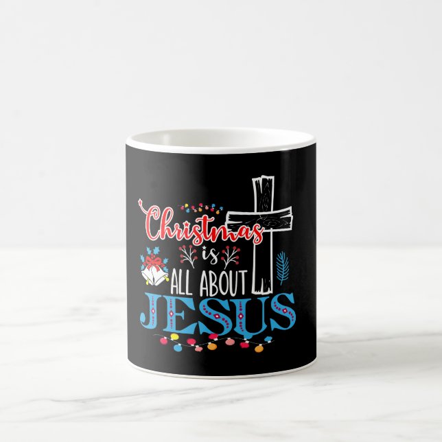 Decorative Cross & Jingle Bells Statement Mug (Center)