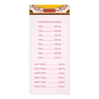 Decorative Cupcake Maker Logo With Price List
