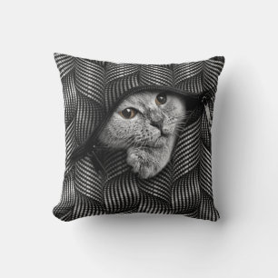 decorative cushion a funny cat