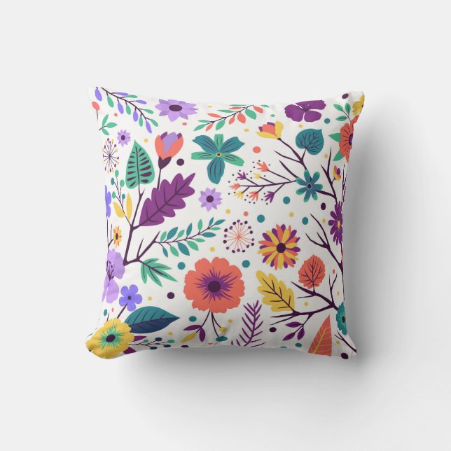 Decorative cushion flower composition (Front)