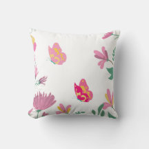 Decorative cushion flowered spring