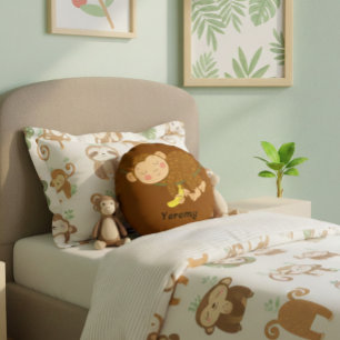 Decorative cushion monkey