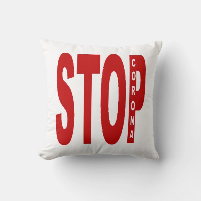 Decorative Cushions STOP CORONA (Front)