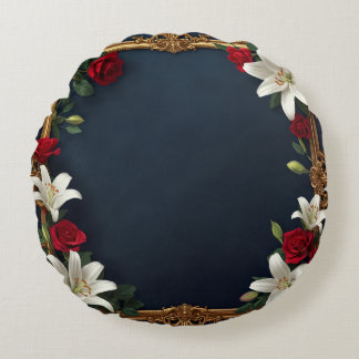 Decorative Custom Round Throw Pillow