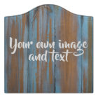 Decorative Custom Wood Door Sign for Home