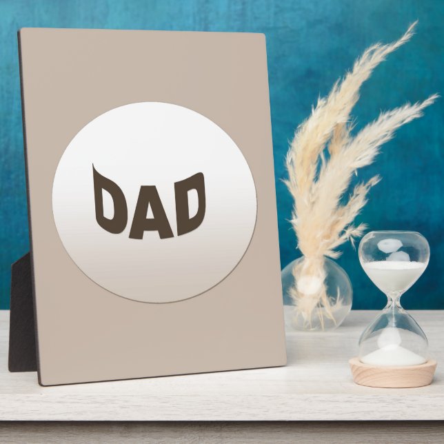 Decorative Dad Plaque (Side)