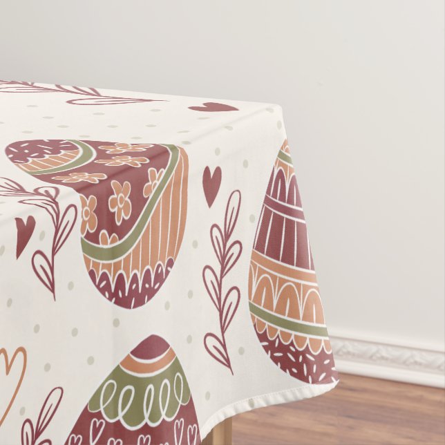Decorative Easter Eggs Pattern | Tablecloth (In Situ)