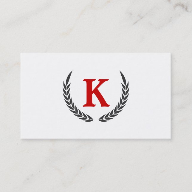 Decorative Elements Business Card (Front)