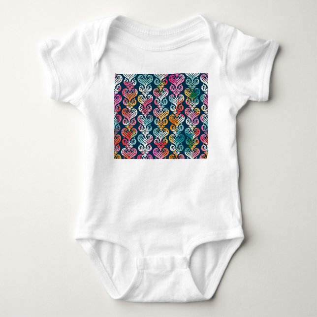 Decorative elements, versatile pattern design. baby bodysuit (Front)