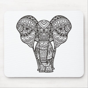 Decorative Elephant Style Mouse Pad