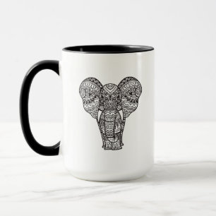 Decorative Elephant Style Mug
