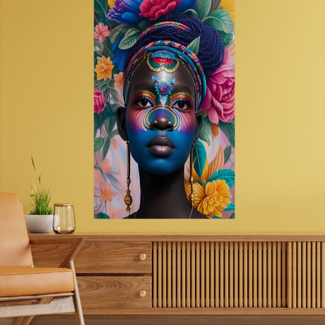 Decorative face art princess poster (Living Room 2)