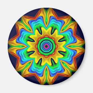 Decorative fantasy flower fun Magnet