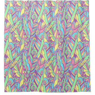 Decorative Feathers Shower Curtain