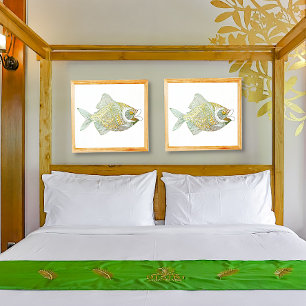 Decorative Fish Foil Prints