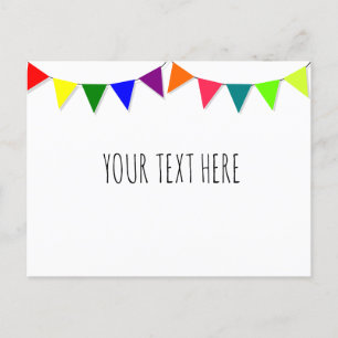 Decorative Flags Postcard