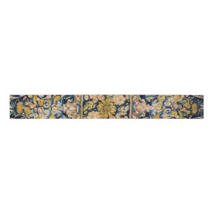 Decorative Floral Carpet Pattern Grosgrain Ribbon