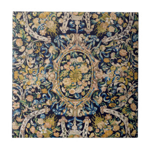 Decorative Floral Carpet Pattern Tile