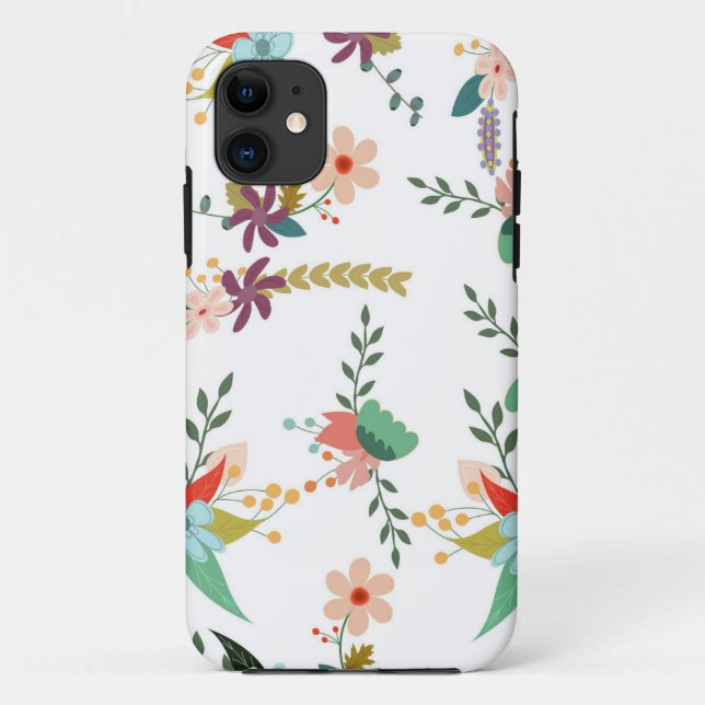 Decorative Floral  Case-Mate iPhone Case (Back)