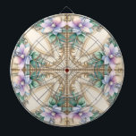 Decorative Floral Dartboard<br><div class="desc">Beautiful Decorative Floral Dartboard</div>