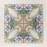 Decorative Floral Jigsaw Puzzle<br><div class="desc">Beautiful Decorative Floral Jigsaw Puzzle</div>