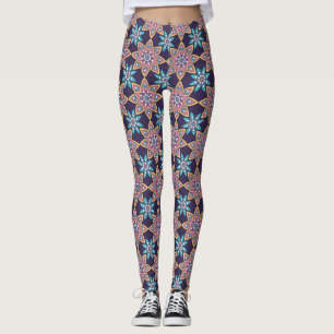 Decorative Floral/Mandala Leggings