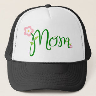 Decorative Floral Mum Trucker Hat
