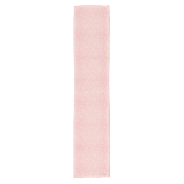 Decorative floral pattern short table runner (Front)