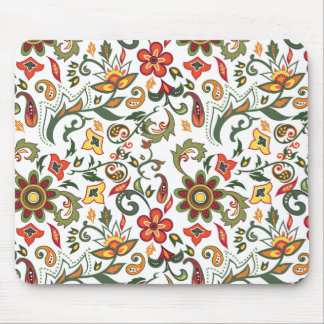 Decorative floral patterns mouse pad