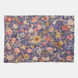 Decorative Floral Print Kitchen Towel