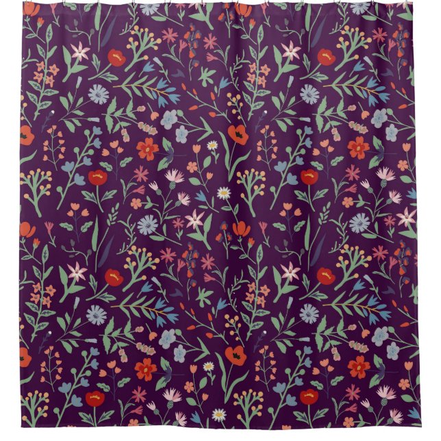 Decorative floral seamless pattern. (Front)