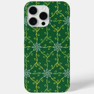 Decorative Floral Seamless Pattern iPhone 15 Pro Max Case