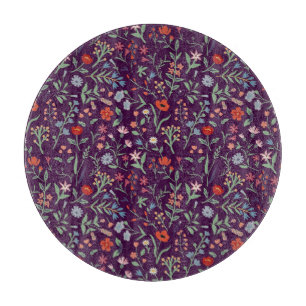 Decorative floral seamless pattern. cutting board