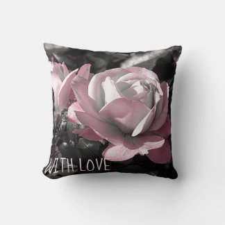 Decorative Floral Throw Pillow