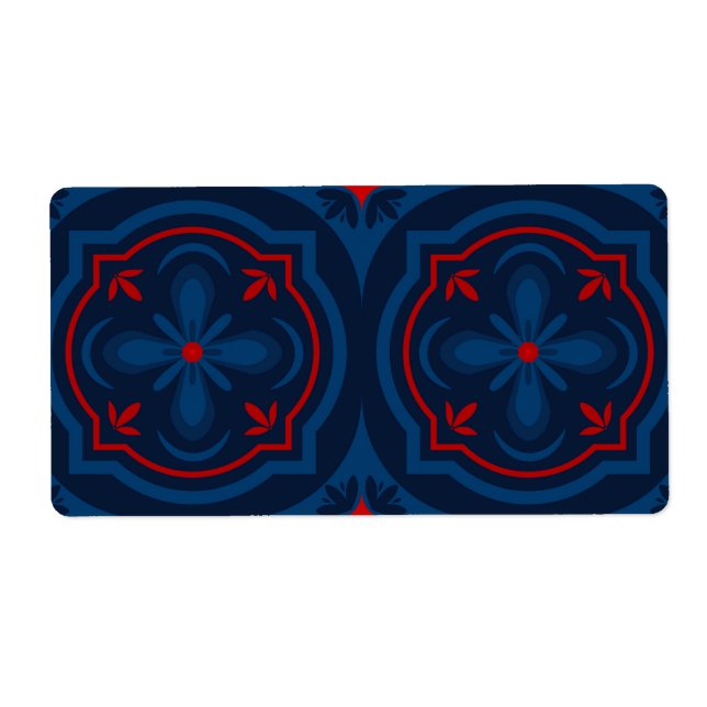 Decorative floral tiles pattern  (Front)