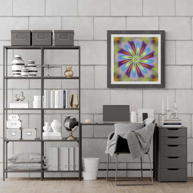 Decorative Flower Fractal Poster (Creator Uploaded)