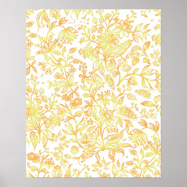 Decorative flowers 13 poster (Front)