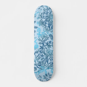 Decorative flowers 15 skateboard