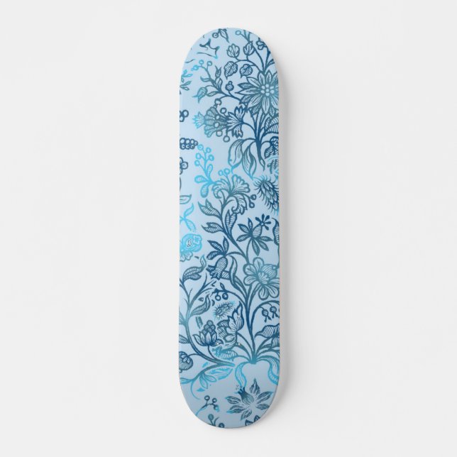 Decorative flowers 15 skateboard (Front)