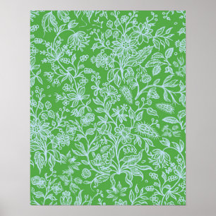Decorative flowers 1 poster
