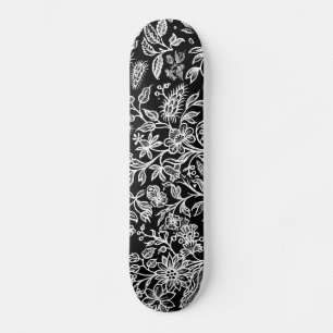 Decorative flowers 21 skateboard
