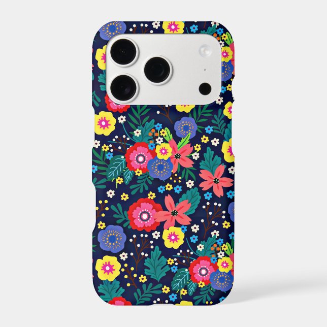 Decorative Flowers And Leaves Pattern-48675 (Back)