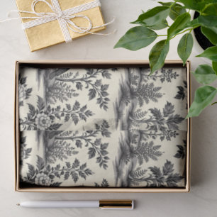 Decorative French toile pattern Tissue Paper