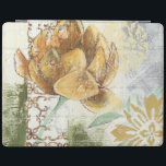 Decorative Fresco Design with Globe Flower iPad Smart Cover<br><div class="desc">This decorative fresco design by Megan Meagher features a globe flower. An abstract background surrounds the flower,  creating a surreal vibe that contrasts with the realistic flower.</div>